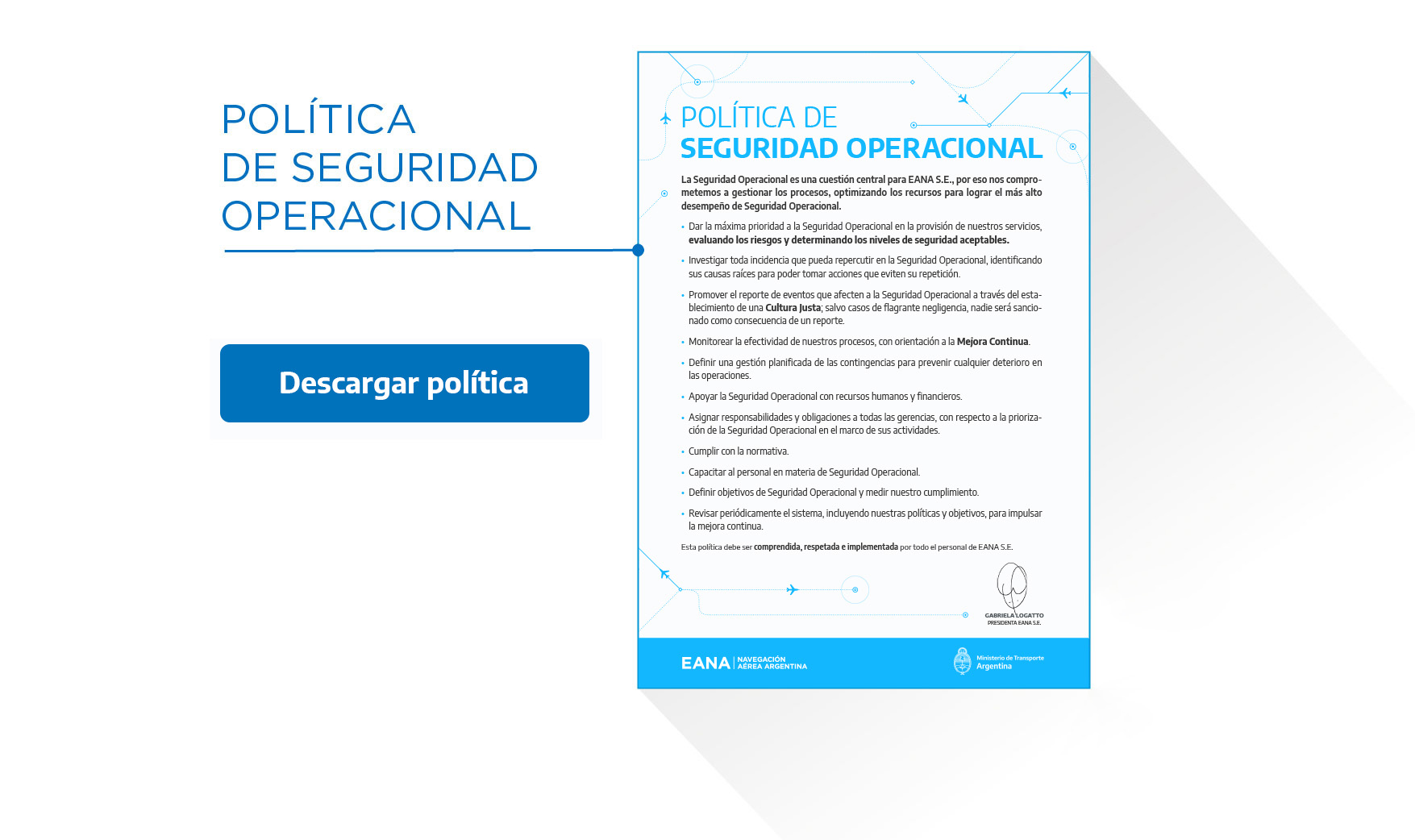 Política de Seguridad Operacional