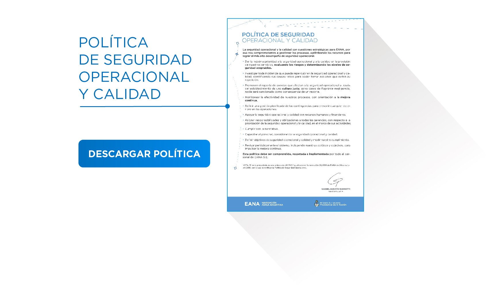 Politica de Seguridad Operacional