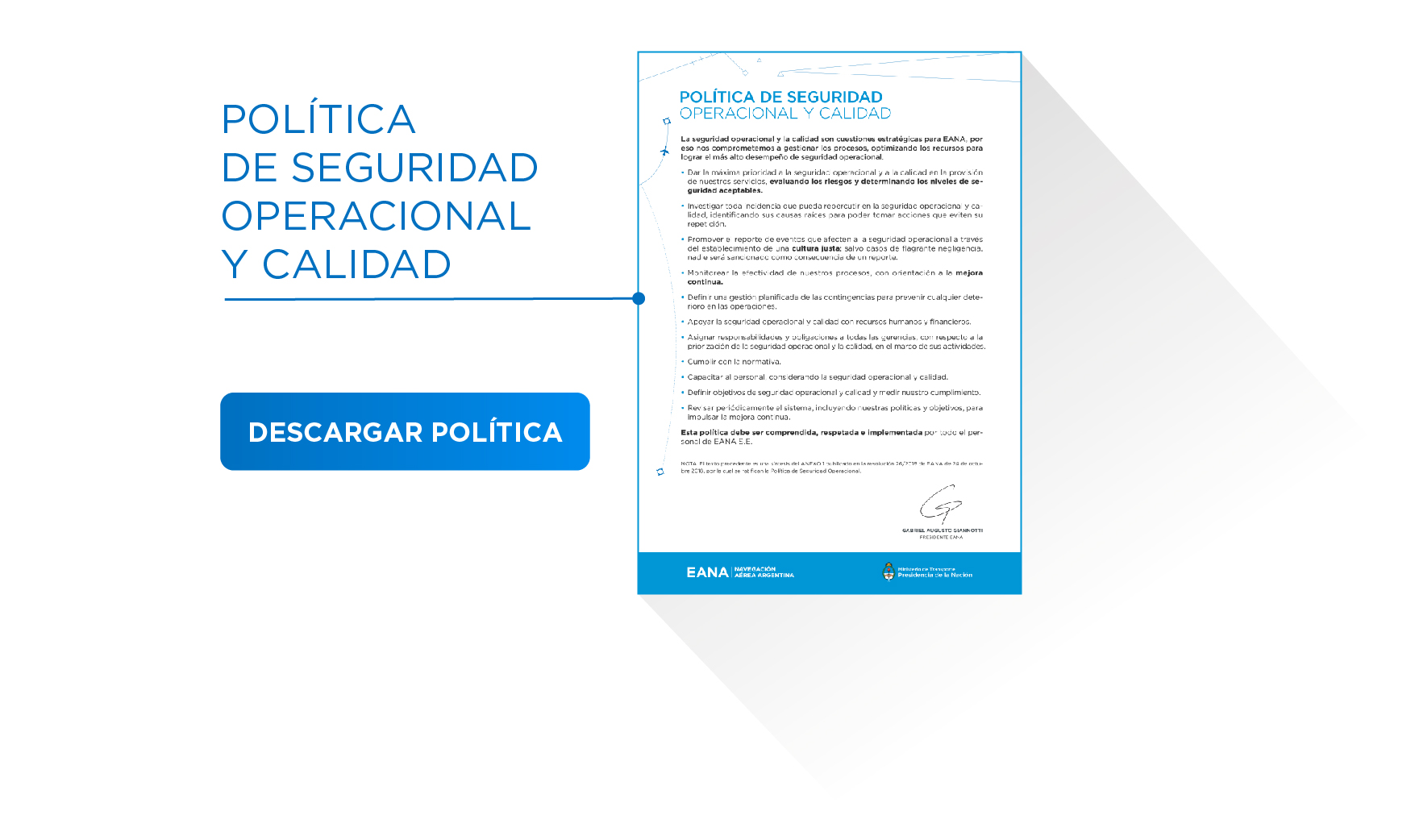 Politica de Seguridad Operacional