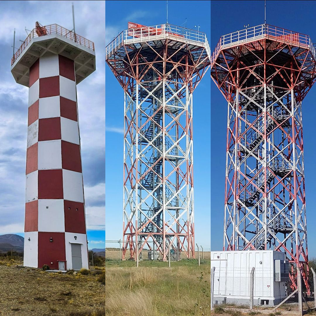 Radares de La Rioja, San Luis, Bariloche y Bahía Blanca.