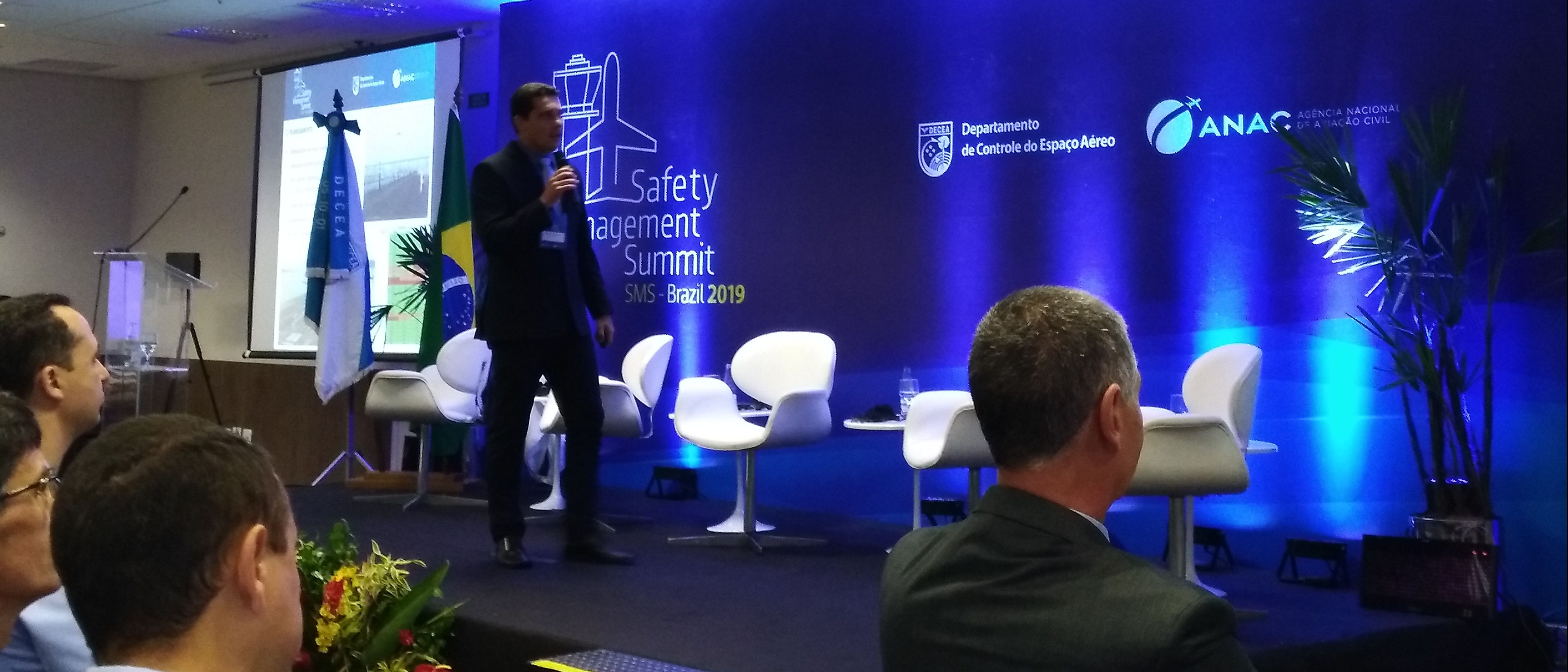 Exposición durante el Safety Management Summit – SMS Brazil 2019