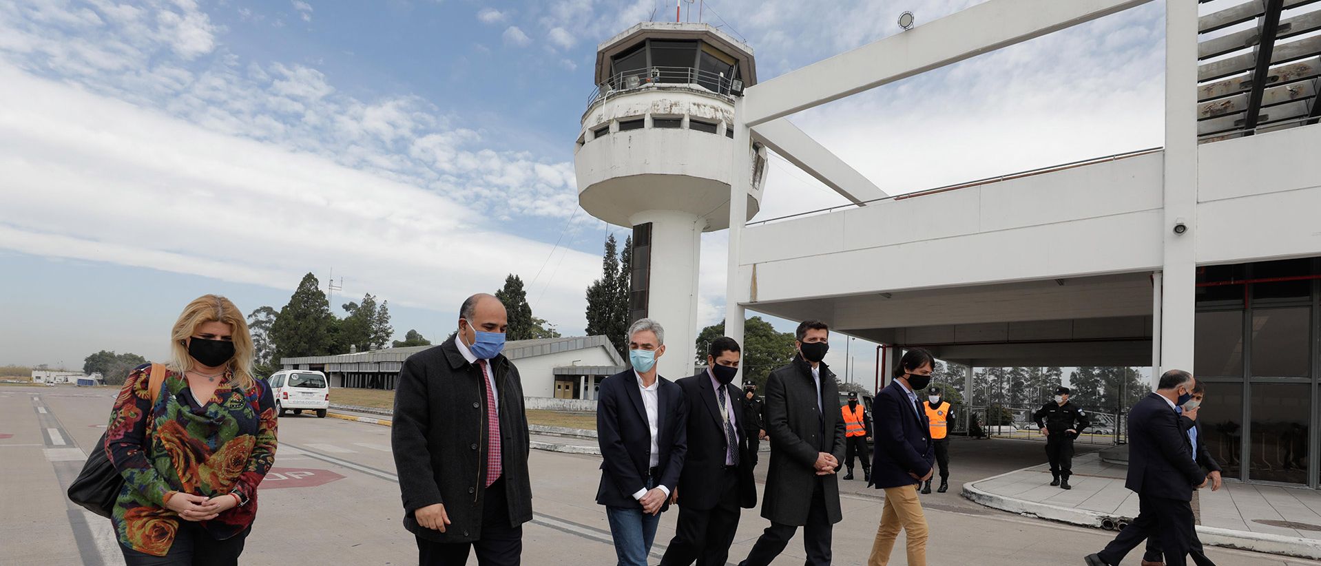 Visita de autoridades a Tucumán por remodelación de torre de control