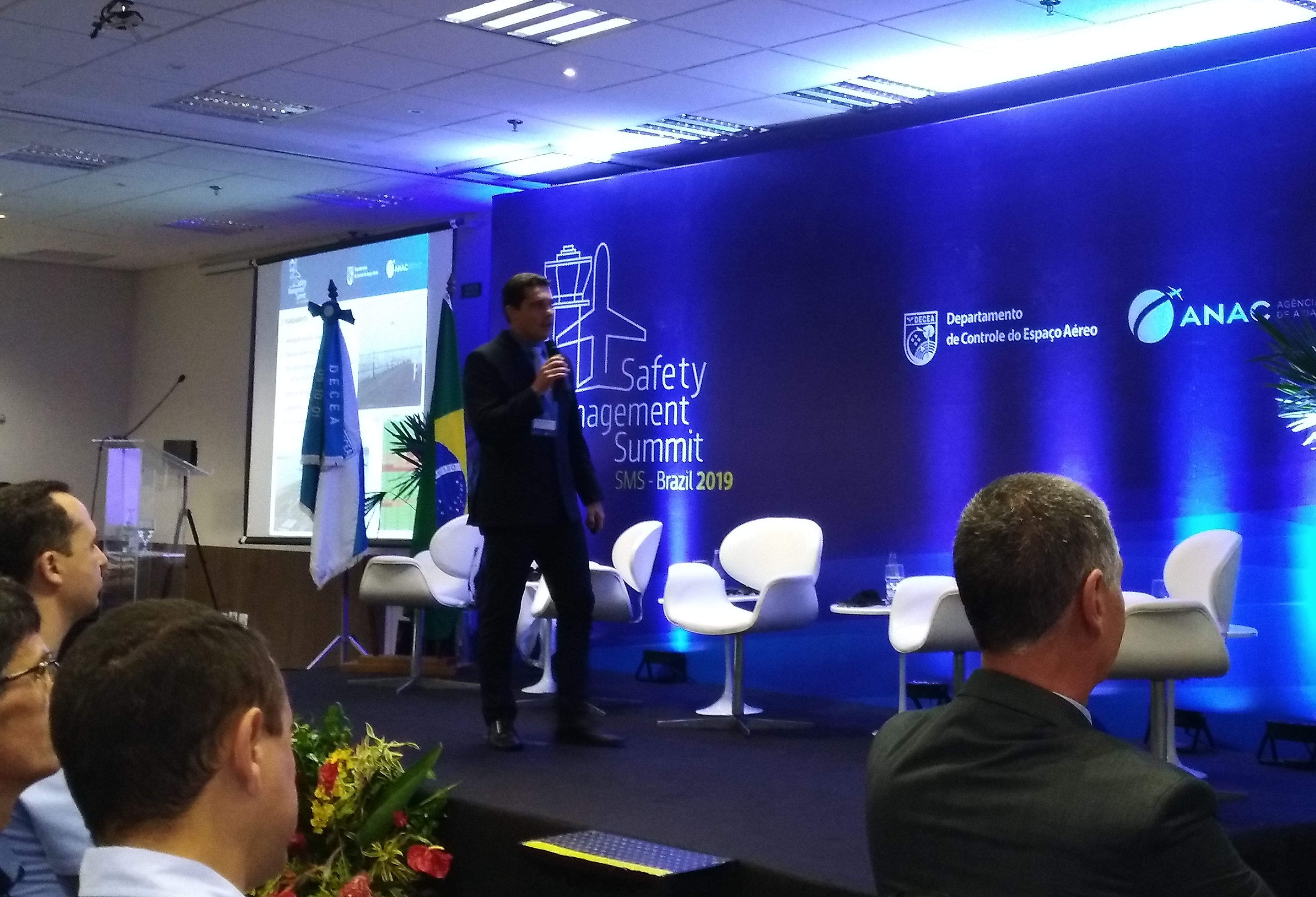 Exposición durante el Safety Management Summit – SMS Brazil 2019
