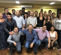 Foto grupal del Primer Encuentro Nacional de Evaluación de Instrucción por Competencias