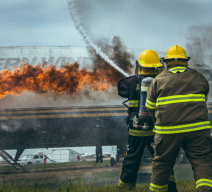 Simulacro de accidente de avión en Cordoba SACO