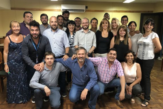 Foto grupal del Primer Encuentro Nacional de Evaluación de Instrucción por Competencias