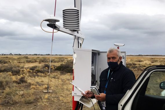 AWOS en Comodoro Rivadavia.